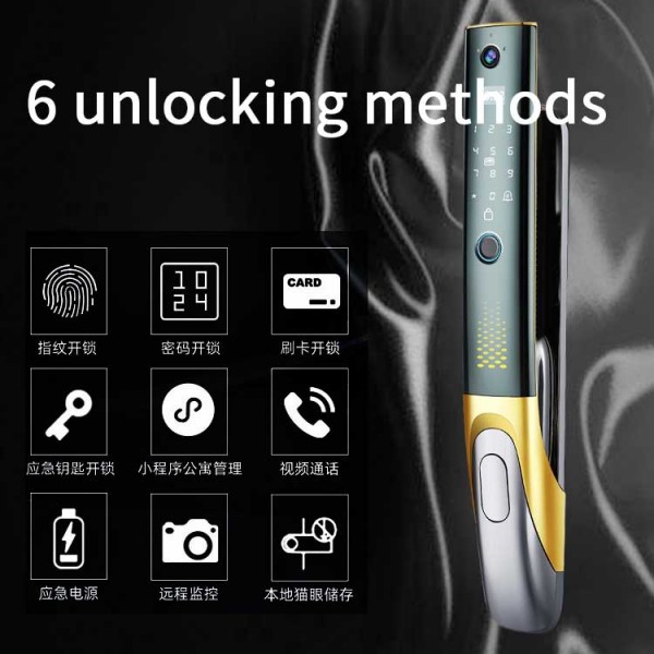 Best Fingerprint door lock Orange